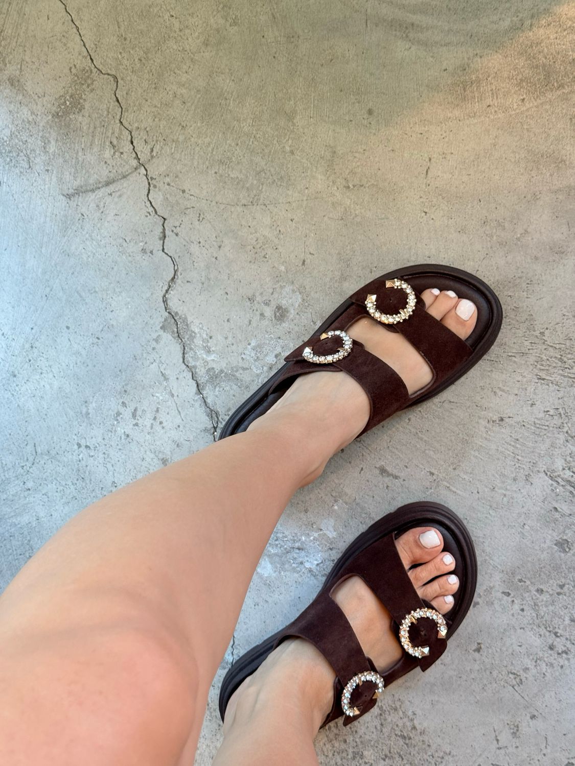 FARAH BROWN SANDALS