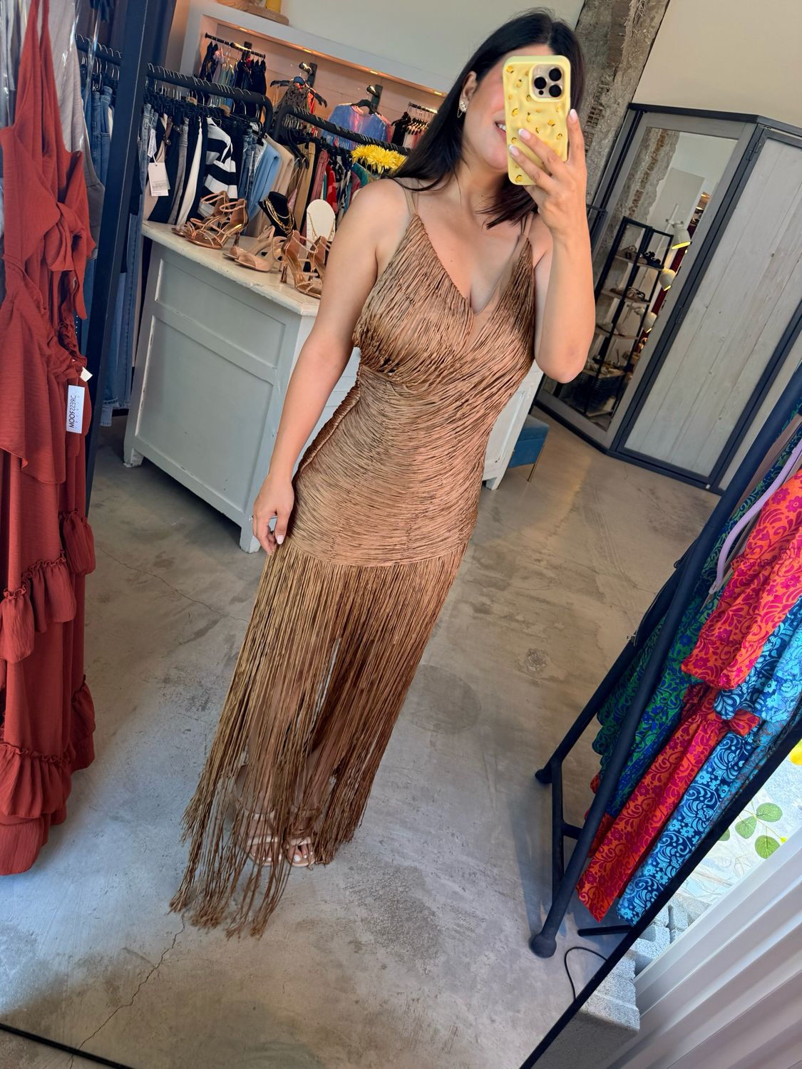 KELLY FRINGES DRESS