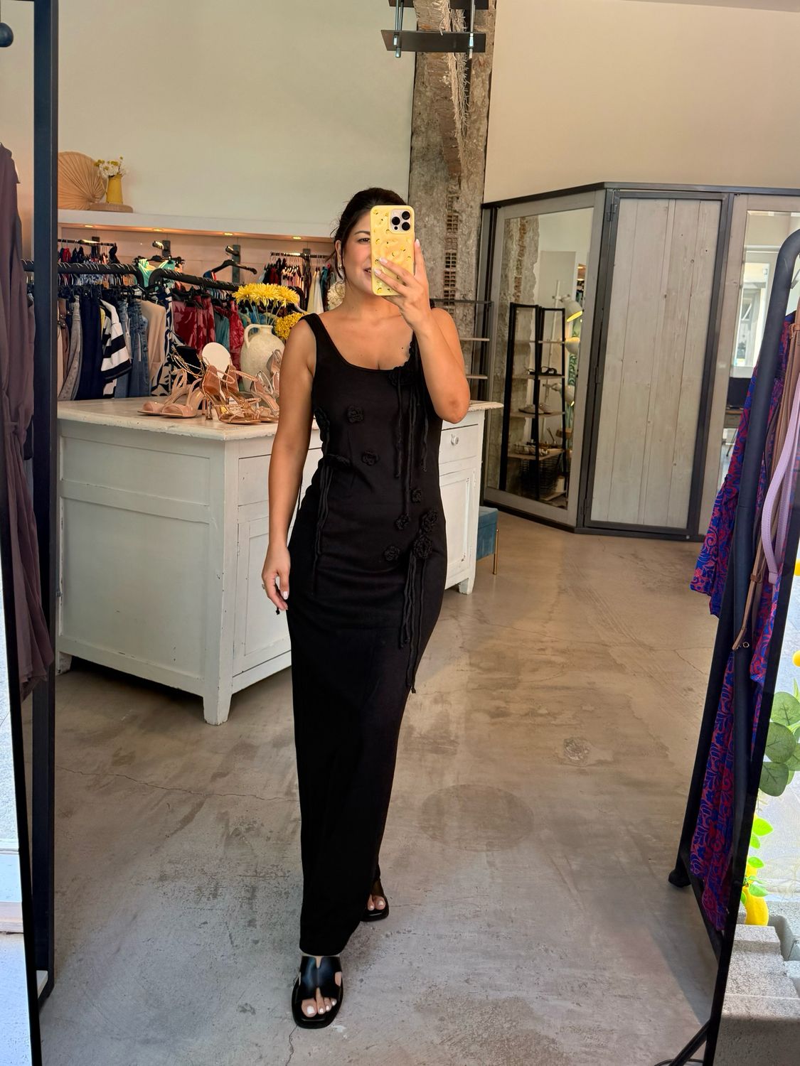 KNITTED MAXI DRESS