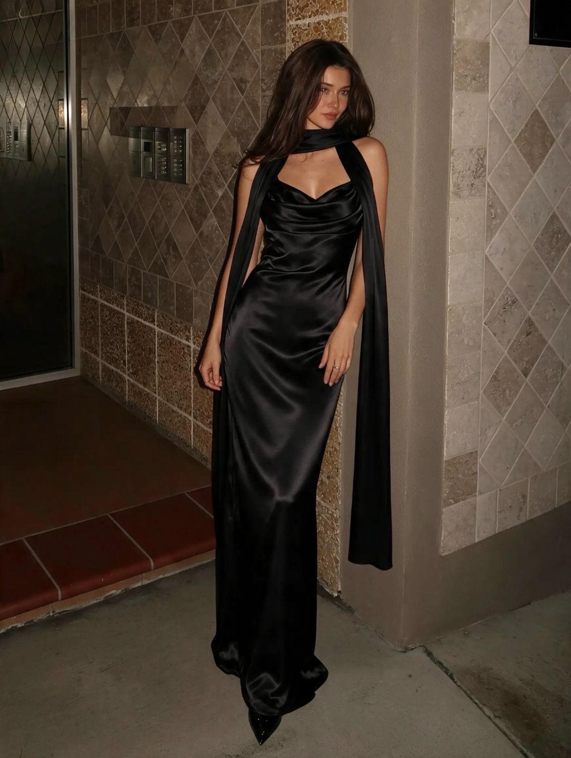 BELMA SATIN MAXI DRESS