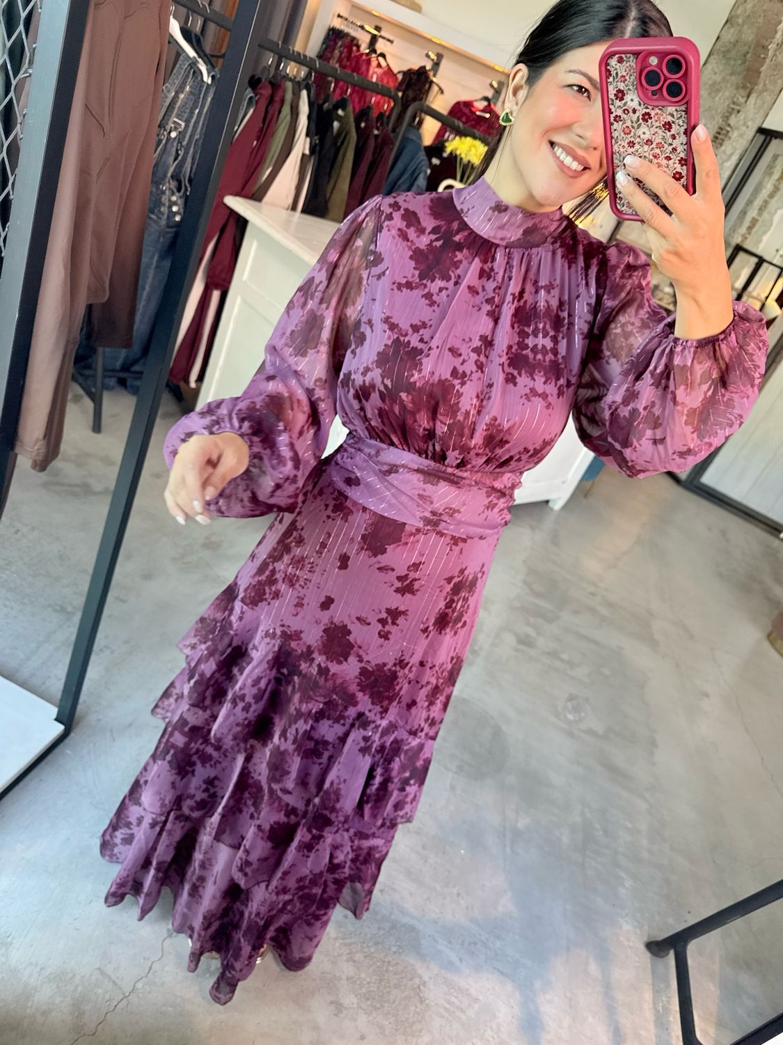 SEMINA MAXI FLORAL DRESS