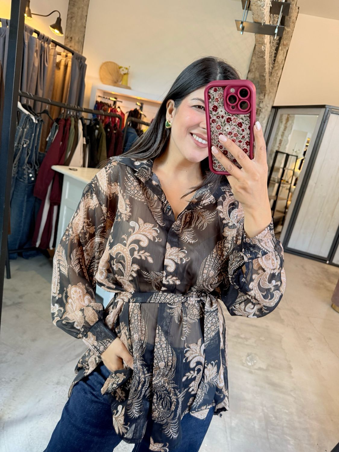 AVERY PRINTED SHIRT
