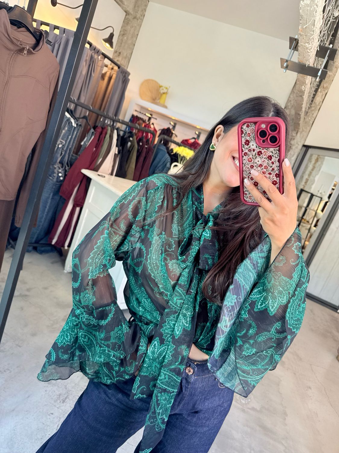 AURA PRINTED SHIRT