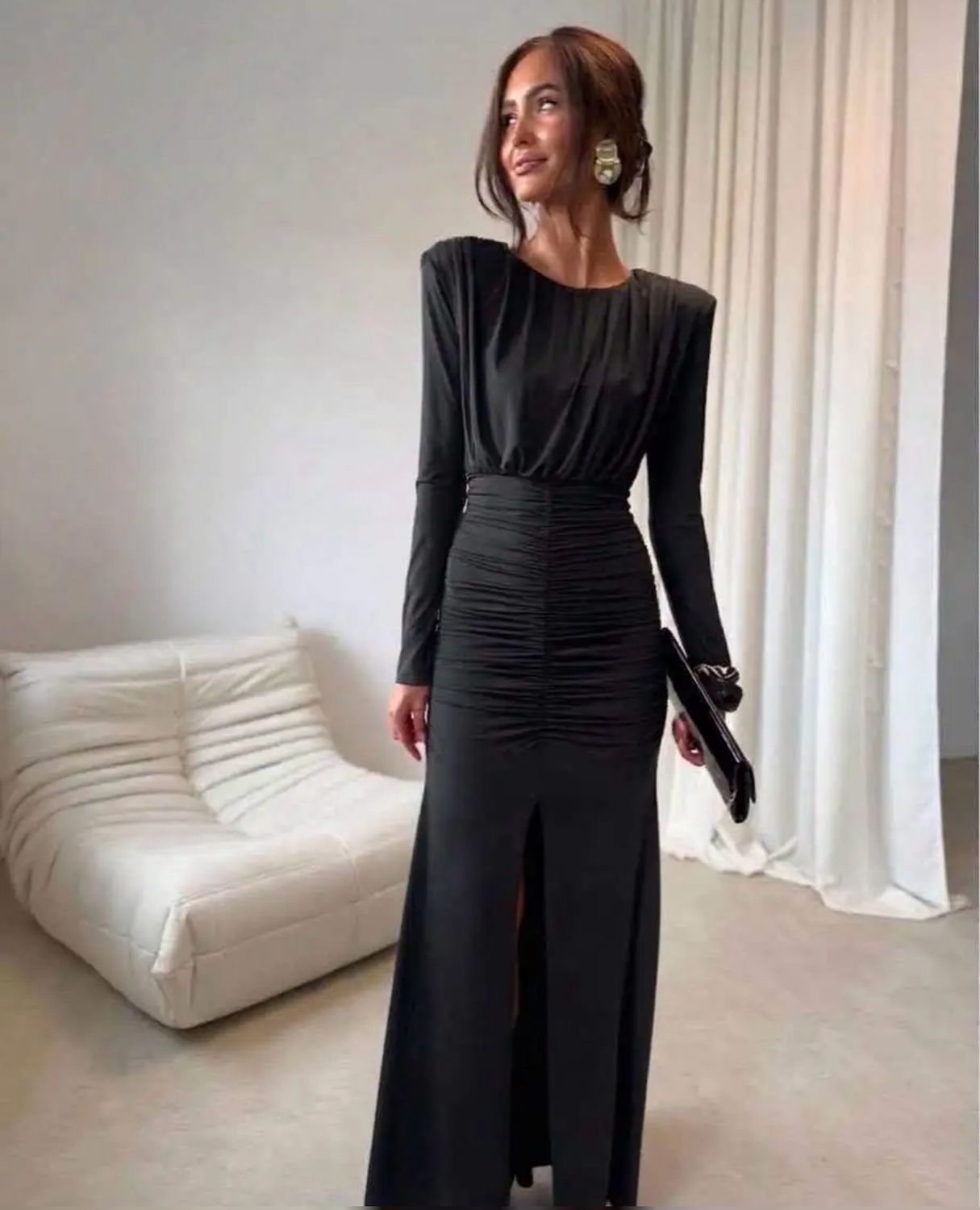 SIENNA MAXI LYCRA DRESS