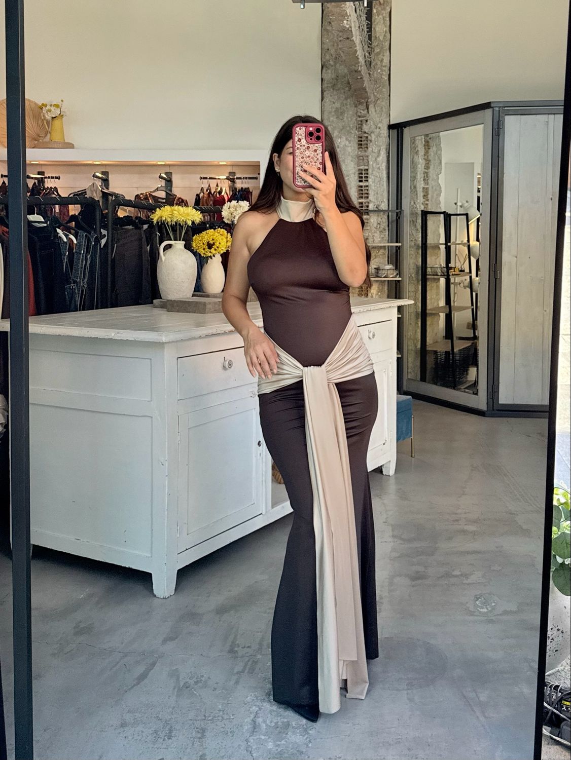 ESTEL LYCRA MAXI DRESS