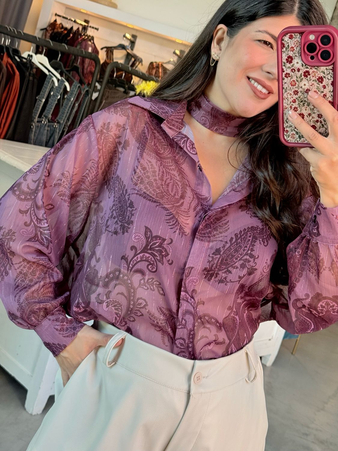 AVERY PRINTED SHIRT