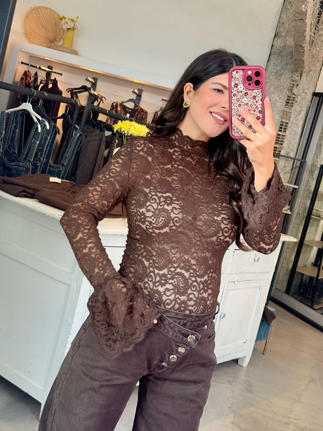 RELLA LACE TOP