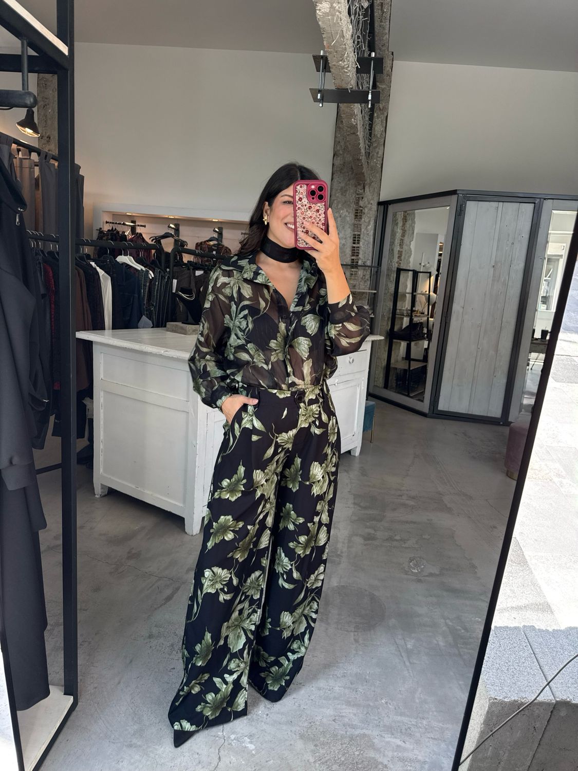 ORLA FLORAL PANTS SET