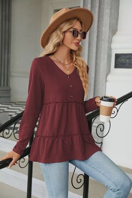 Button Tunic Top