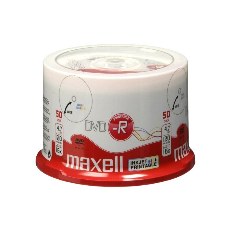 Maxell Printable DVD-R 50 Pack