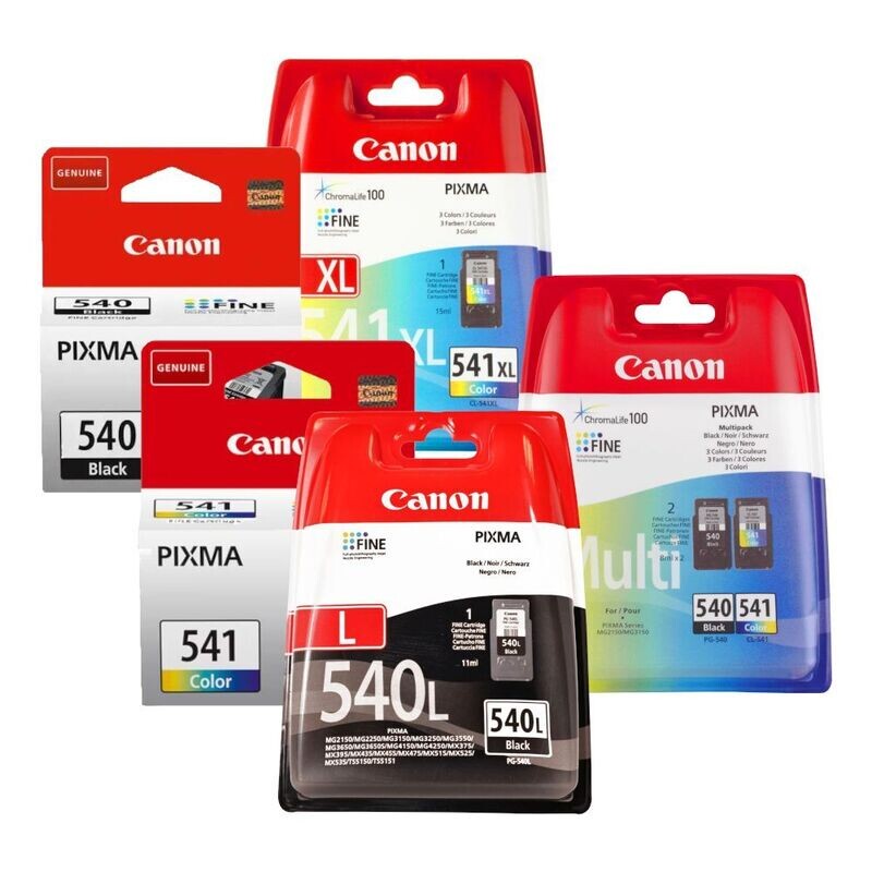 Canon PG-540 CL-541 Inkjet Cartridges