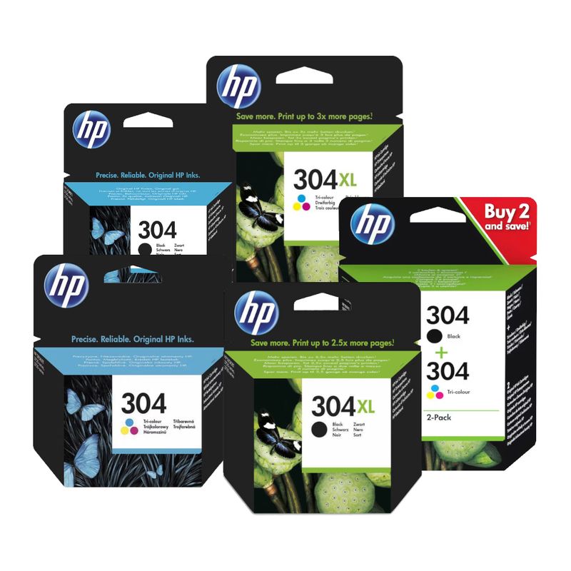 HP 304 Inkjet Cartridges