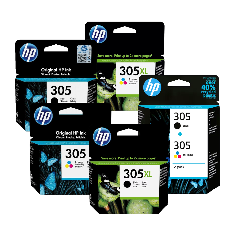HP 305 Inkjet Cartridges HP 305 Inkjet Cartridges