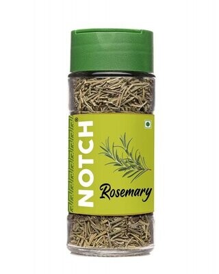 NOTCH Rosemary Dried Leaves Add Flavor to Meat, Chicken, Salad, Soup &amp; Mushrooms | Glass Bottle | 20g