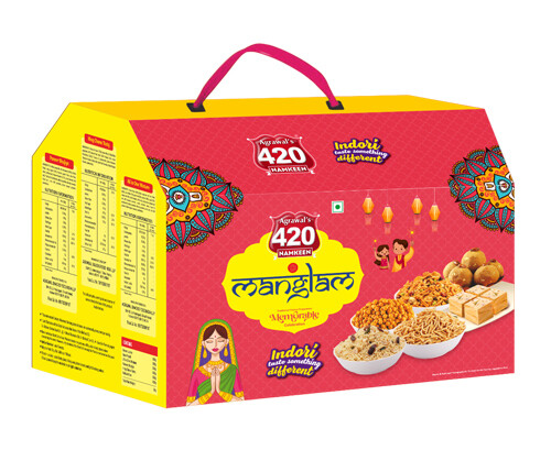 Agrawal&#39;s 420 Namkeen Manglam Gift Pack
