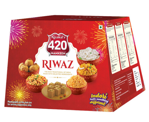 Agrawal&#39;s 420 Namkeen Riwaz Gift Pack