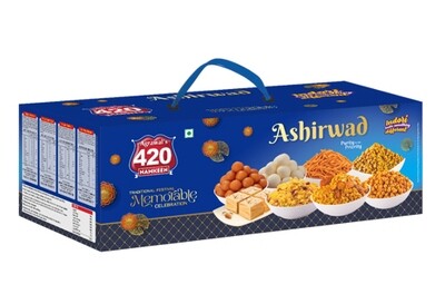 Agrawal's 420 Namkeen Ashirwad Gift Pack