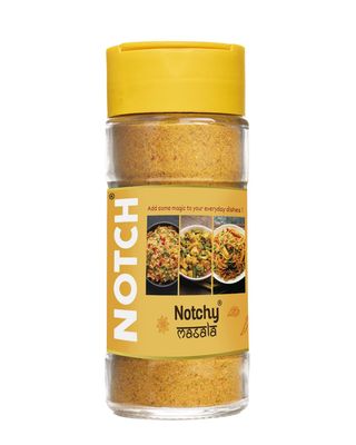 NOTCH Notchy Masala For Adding Flavor to Homemade Noodles, Rice, Sabzis &amp; Dal | Glass Bottle | 75gm