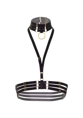 Kinky Diva Harnas met Halsband