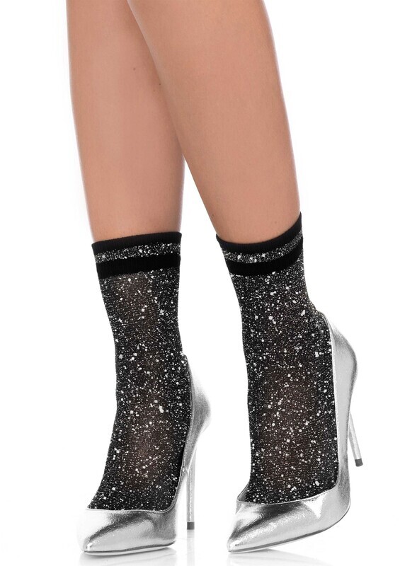 Leg Avenue - Glitter Enkelsokjes