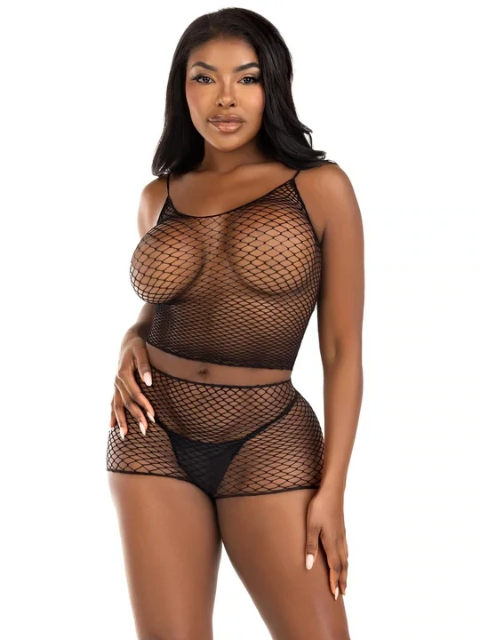 Leg Avenue - Tank Top &amp; Boy Short