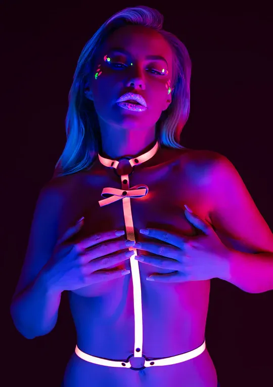 TABOOM Glow in the Dark - Harnas met Strik
