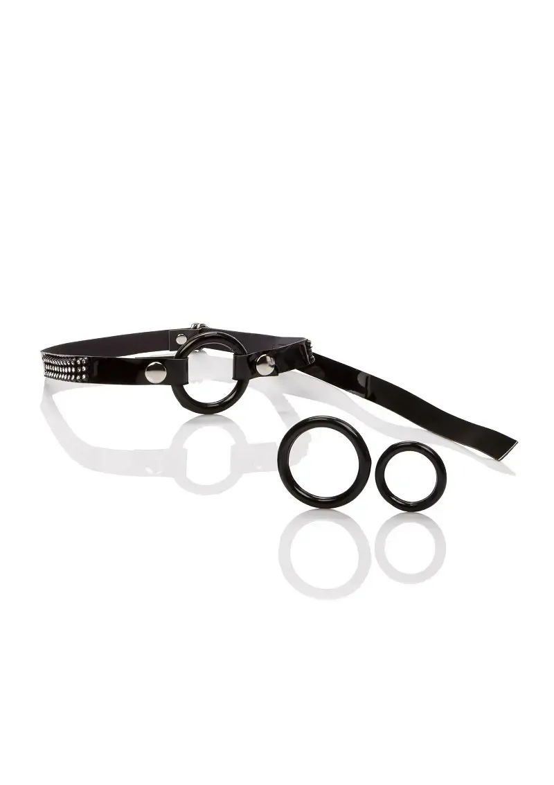 Bound by Diamonds Open Ring Gag