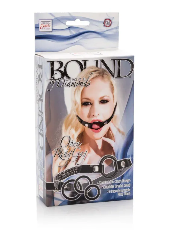 Bound by Diamonds Open Ring Gag