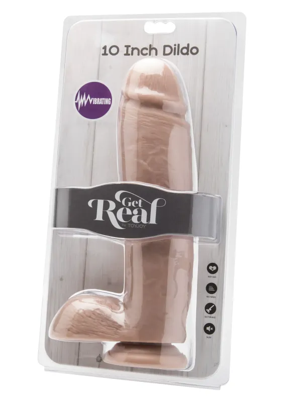 ToyJoy Get Real Vibrator met Ballen - 25 cm