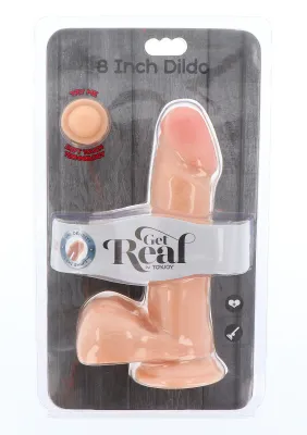 ToyJoy Get Real Dildo Dual Density met Ballen - 20 cm
