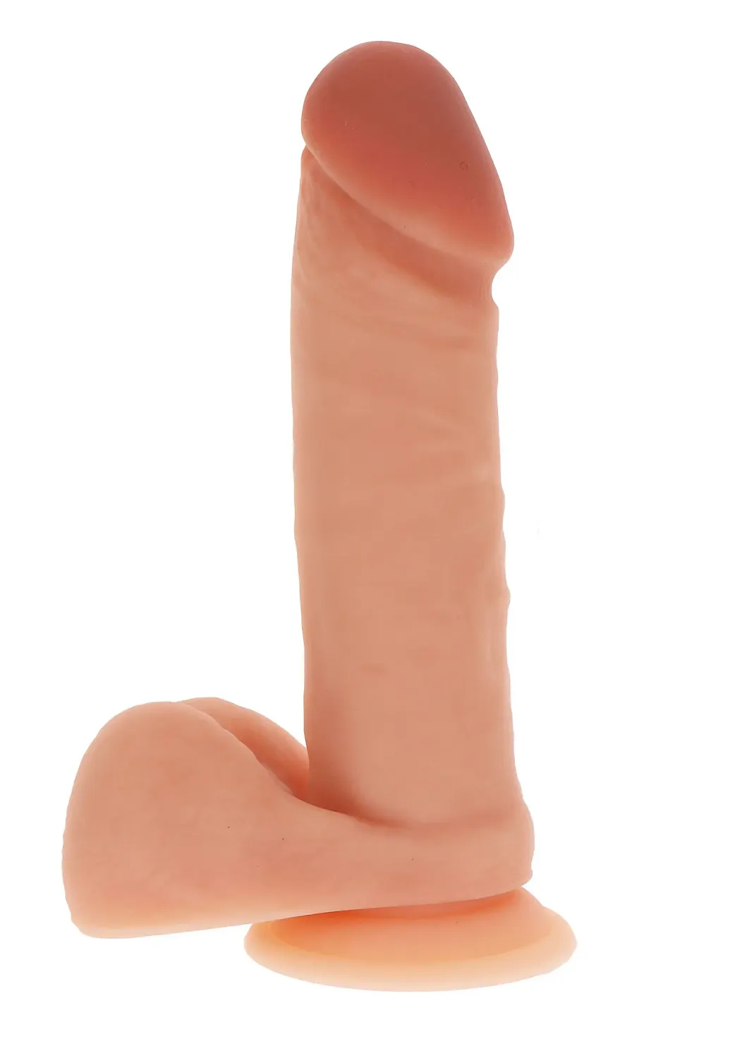 Get Real Dildo Siliconen met Ballen - 20 cm