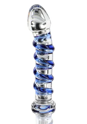 Glass Worxx G-Spot Gemstone Dildo - 18 cm