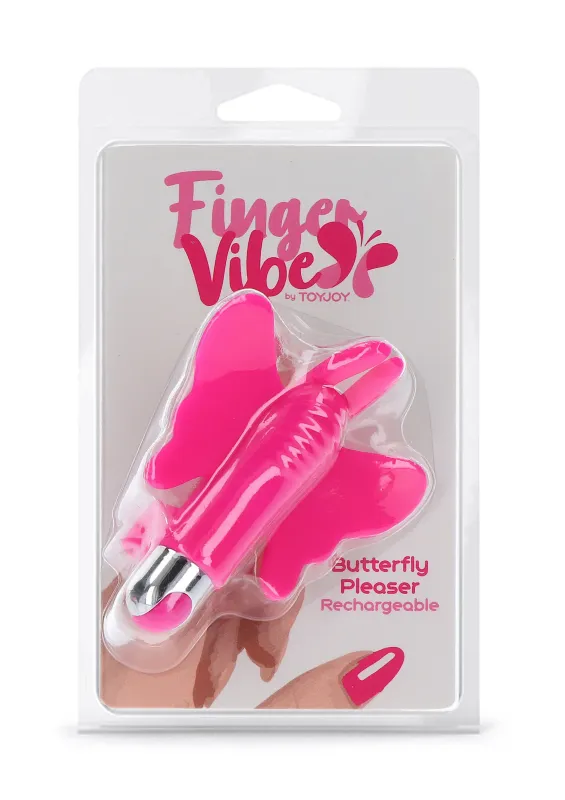 ToyJoy Finger Vibe Butterfly Pleaser - Oplaadbaar
