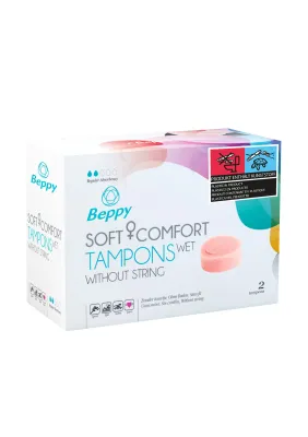 Beppy Soft Comfort Wet Tampons - 2 Stuks