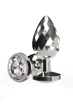 Anal Play Diamond Disco Buttplug - Klein