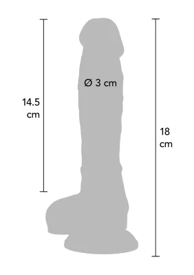 ToyJoy Dildo Regenboog Lover 18cm