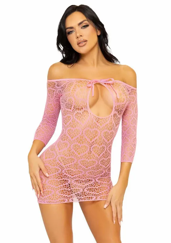 Leg Avenue - Hartjes Mini Jurk