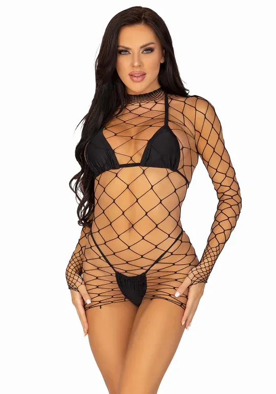 Leg Avenue - Visnet Mini Jurk