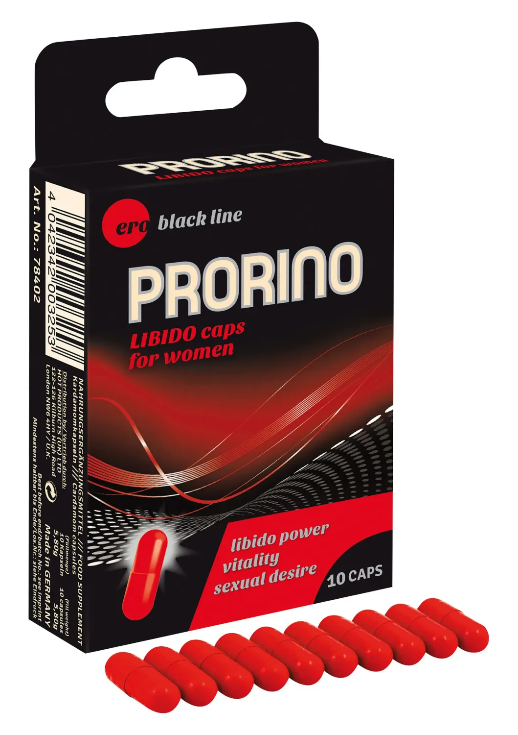 Prorino Libido Caps - 10 Capsules