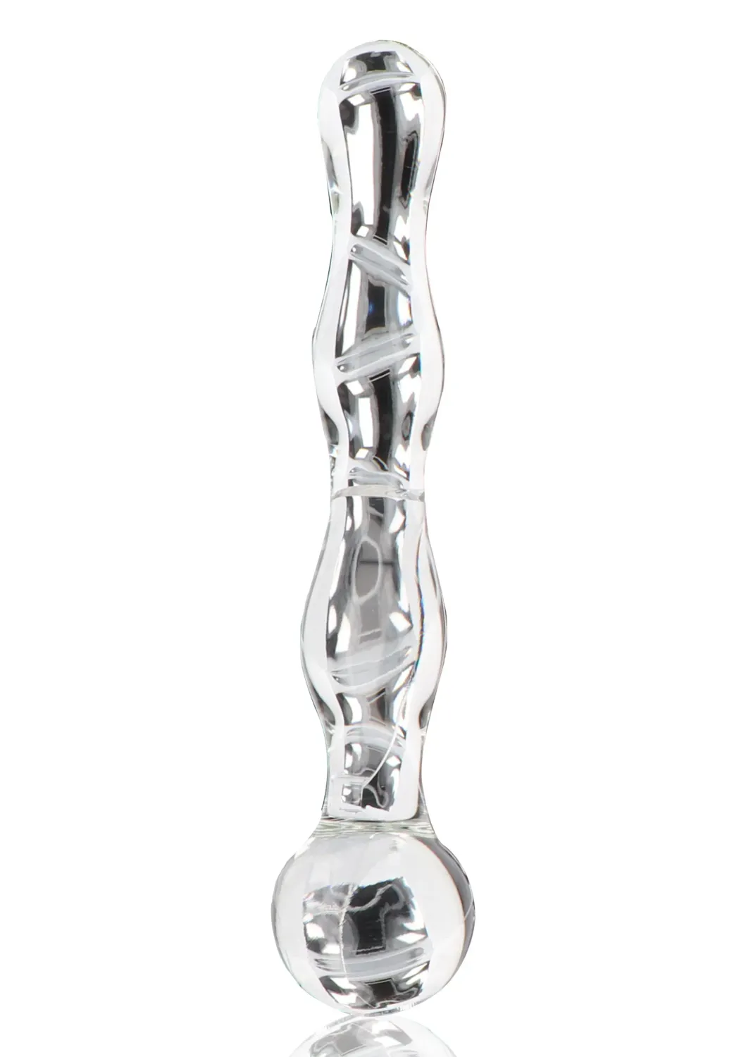 Glass Worxx Sparkle Wand Dildo - 18 cm