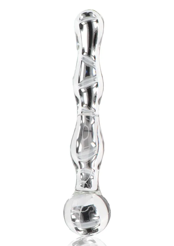 Glass Worxx Sparkle Wand Dildo - 18 cm