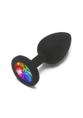 Anal Play Rainbow Booty Jewel - Klein
