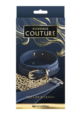 NS Novelties Bondage Couture Halsband &amp; Riem