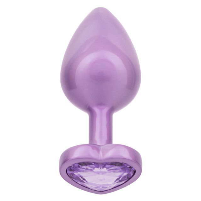 Jewel Amethyst Heart Buttplug - Groot