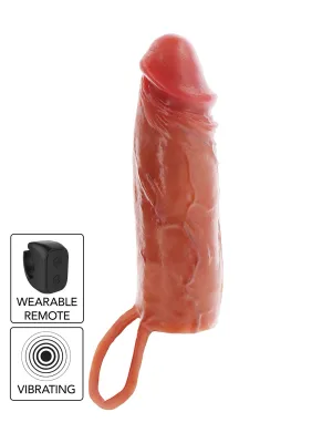 ToyJoy Get Real Penis Sleeve Hydrated Vibrating 16cm