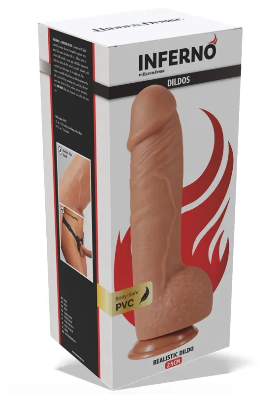Inferno Realistische Dildo - 25 cm