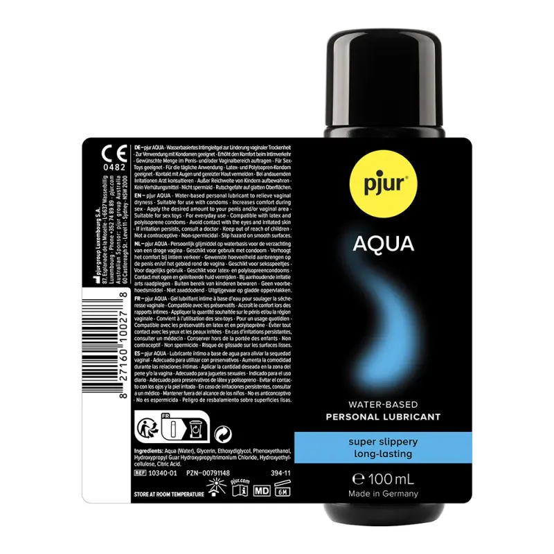 Pjur Aqua Glijmiddel Waterbasis - 100 ml
