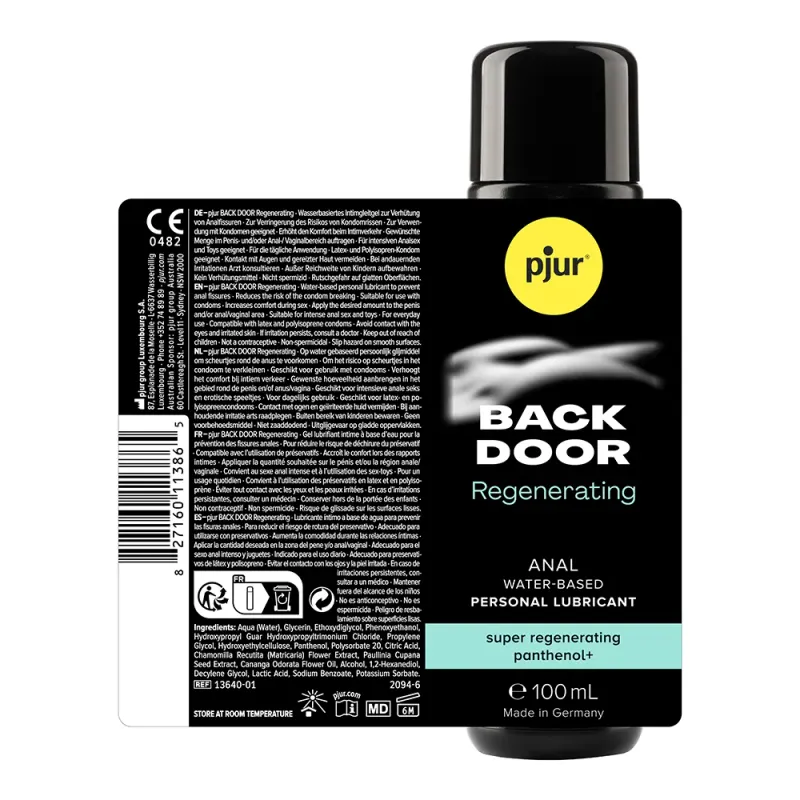 Pjur Back Door Regenerating Glijmiddel Anaal Waterbasis - 100 ml