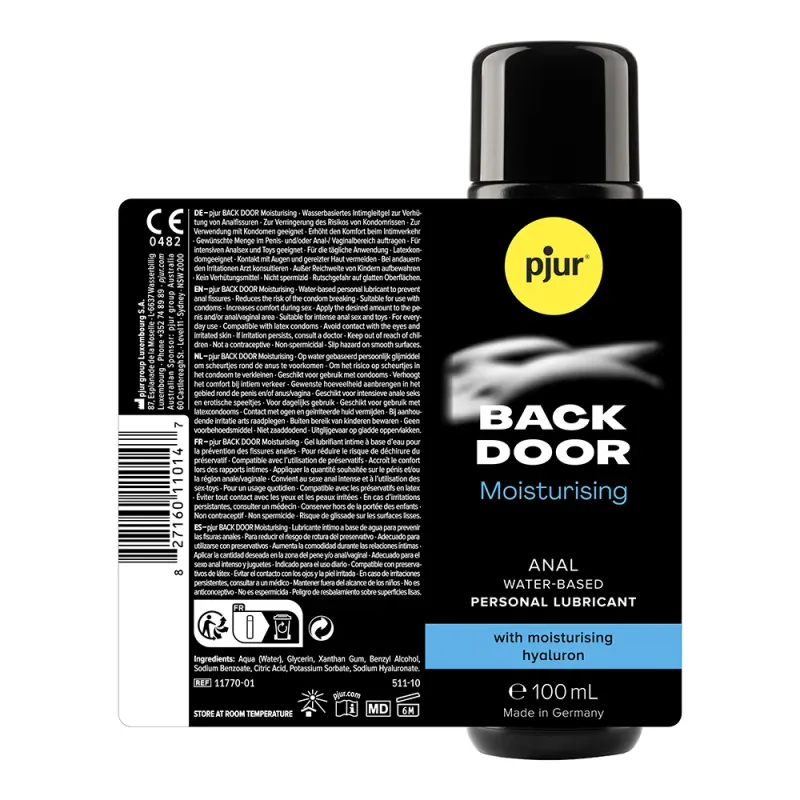 Pjur Back Door Moisturising Glijmiddel Anaal Waterbasis - 100 ml