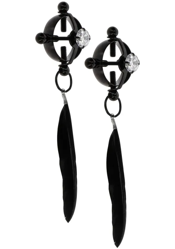 TABOOM Nipple Play - Fluwelen Veren Tepelklemmen